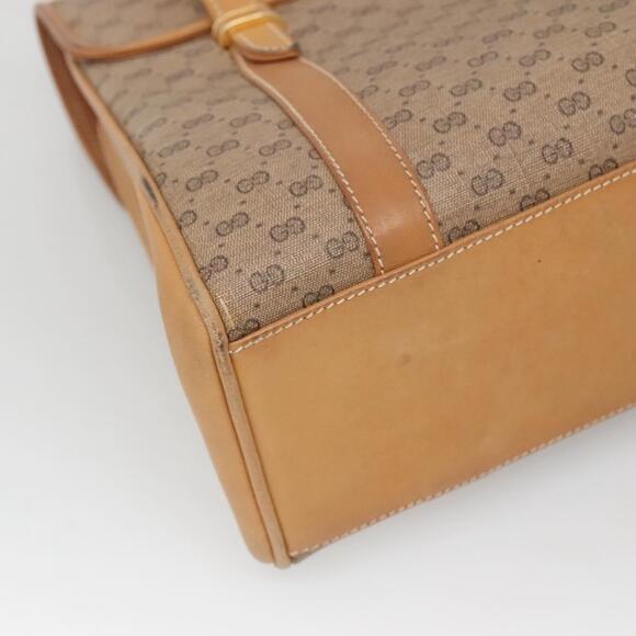GUCCI Micro GG Supreme Hand Bag Pvc Beige Gold 000 46 000 46 - Picture 13 of 16